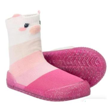 Imagem de Meia Com Sola Bebê -pimpolho Conforto E Estilo Menina Menino - NoBrand