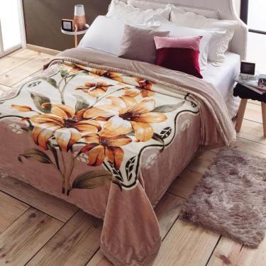 Imagem de Cobertor De Microfibra King Double Action Rosa - Jolitex