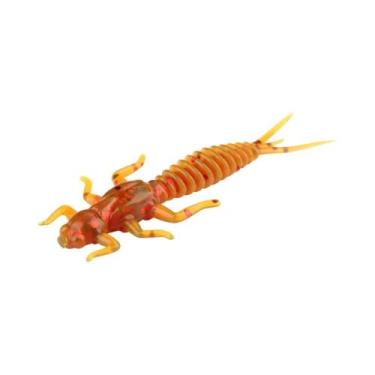 Imagem de Isca Artificial Mini De 6cm, Larva De Libélula, Minhoca Falsa Para Pes