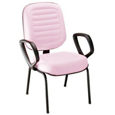 Imagem de Cadeira Para Escritório Diretor Gomada Linha Blenda Rosa