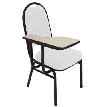 Imagem de Cadeira Universitária Para Auditório Linha Hotel Branco