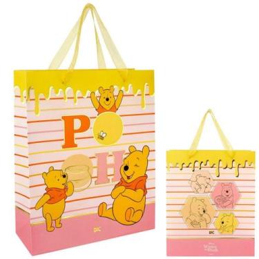 Imagem de Sacola Para Presente Pooh Disney - Tamanho G - 4861 - Dac