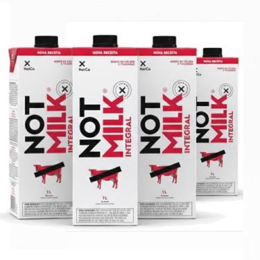 Imagem de Kit 4 Leite Vegetal Integral NOT MILK 1L 100% Vegetal - NotCo