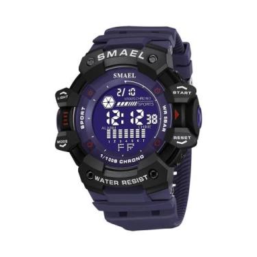 Imagem de Relógio Digital LED Esportivo Masculino SMAEL Com Cronômetro E Contage
