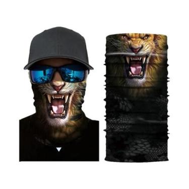 Imagem de Bandana Mágica Sem Costura Monkey Shark, Protetor De Pescoço, Tubo Pro