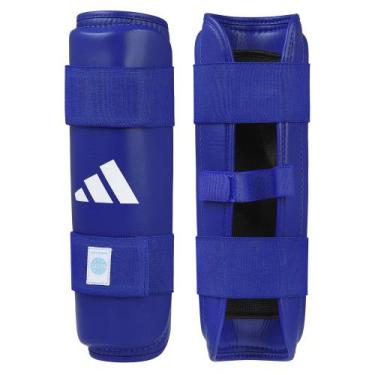 Imagem de Caneleira Kickboxing adidas WAKO Approved -, Azul, M