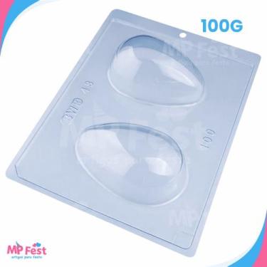 Imagem de Forma Ovo de Páscoa com Silicone VÁRIOS TAMANHOS - Suporte e Molde Ovo