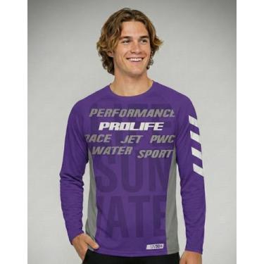 Imagem de Camisa UV Masculina Life - Prolife, Purple, EGG