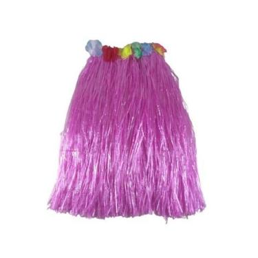 Imagem de Saia Havaiana Longa - Festas e Fantasias, Rosa