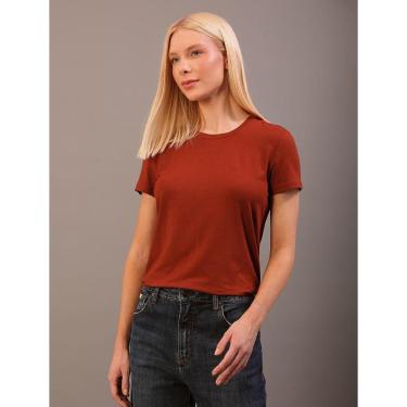 Imagem de Camiseta Calvin Klein Mini Logo Havana-Feminino