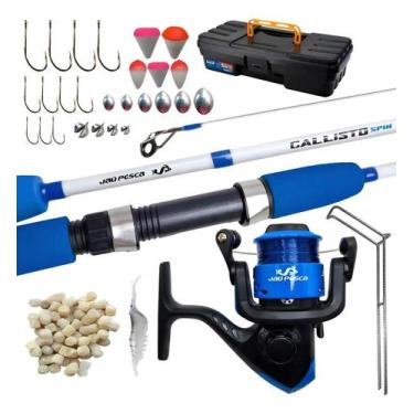 Imagem de Kit Jau Pesca Completa Vara + Molinete Jp250 C/ Linha 160 P - Congratu