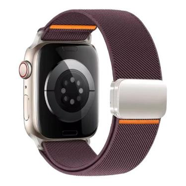 Imagem de Pulseira Nylon Magnética Line Compatível com Apple Watch - Baú do Viki