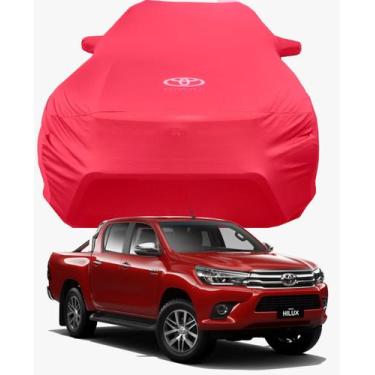 Imagem de Capa de Carro Toyota Hilux Sem Santo AntonioTecido Lycra Premium - Cad