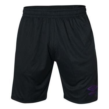 Imagem de Bermuda Umbro Play Diamond Preta Masculina-Masculino