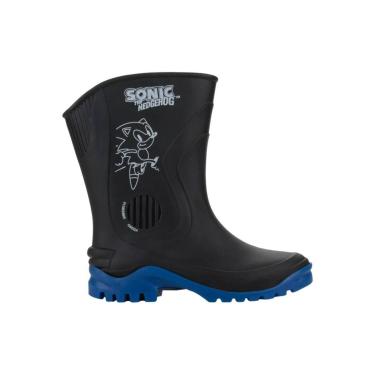 Imagem de Bota Infantil Masculina Grendene Sonic Preta - 23245-Masculino