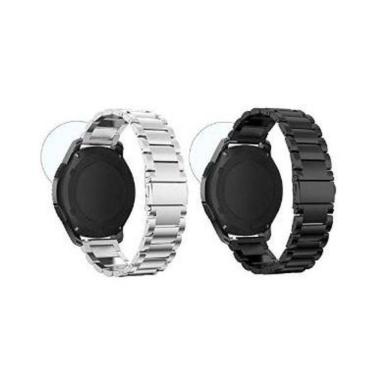 Imagem de Kit Com 2 Pulseiras 22mm Compativel Com Galaxy Watch 3 45mm - Galaxy Watch 46mm - Galax...