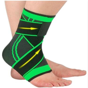 Imagem de Joelheira e Tornozeleira de Compressão OEM Tensor para Alívio de Dor com Formato Anatômico 3D Respirável 1 Peça