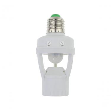 Imagem de Sensor de Presença PQSSS-0360 Sobrepor Soquete 360 graus  com Fotocélula Dia e Noite Branco Proeletronic