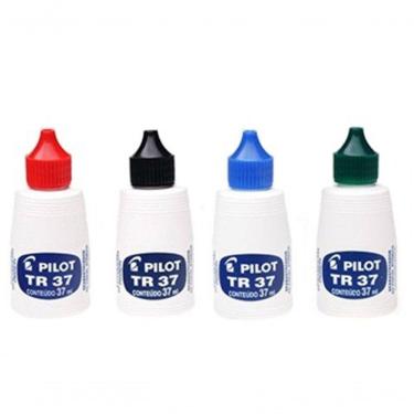 Imagem de Tinta para Pincel Atômico Pilot TR 37ML Permanente à Base de Álcool para Reabastecer Marcador 1100-P e 1100-M Vermelho