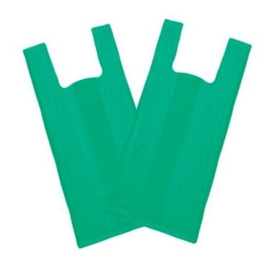Imagem de Sacola Plástica Reciclada Reforçada 50x60 Verde Fardo 4 kg Aproximadamente 400 Unidades Higipack