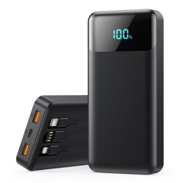 Imagem de Power Bank LanLuk 40800mAh 25W Carregamento Rápido 5 Saídas