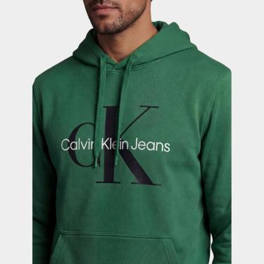 Imagem de Moletom Calvin Klein CKJ Monograma Capuz Masculino-Masculino