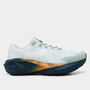 Imagem de Tênis Asics Novablast 5 TR Masculino, Marrom, Verde, 42