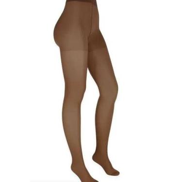 Imagem de Kit 2 meias calça trifil fio 15 adherence classica lindas 6394, Cacao,