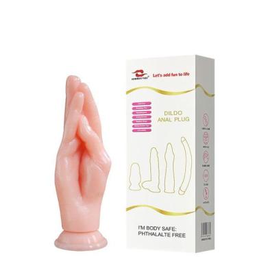 Imagem de Plug Anal Silicone Dildo Realista em Formato de Mão com Ventosa - Summ