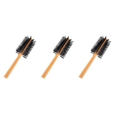 Imagem de Escova de cabelo profissional madeira 56 - ESCOBEL
