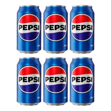 Imagem de Kit C/6 Pepsi Cola 350ml