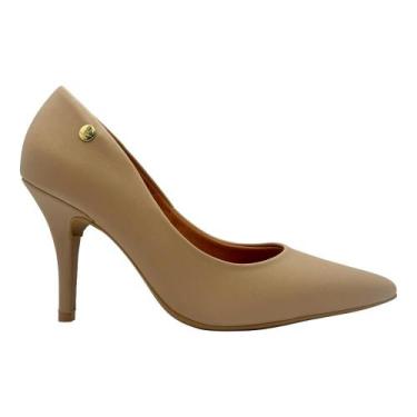 Imagem de Sapato vizzano com salto alto ref:11841101 feminino, Bege, 37