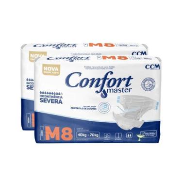 Imagem de Fralda Geriátrica Confort Master Regular Incontinência, M, 4