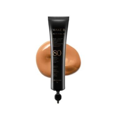 Imagem de Refil Base Líquida com FPS 80 Make B. Retinol H+ 26g - Maquiagem, Cor 