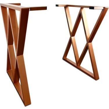 Imagem de Base De Mesa Para Tampos De Madeira Design Industrial Sveg - Loja da I