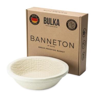 Imagem de Cesto de fermentação para pão Bulka grande 23 cm 1 kg em polpa de made