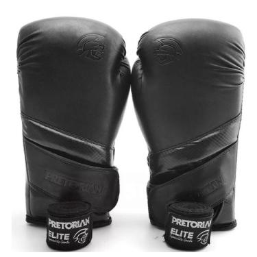 Imagem de Kit Elite Para Boxe E Muay Thai Luvas E Bandagens - Pretorian, 16 oz, 