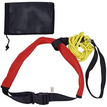 Imagem de Swim Bungee Training Belt Swim Resistance Belt Swim Exerciser Belt Swim Tether (One Waist Strapk, One Bungee Cord, One Loop), with YYST Storage Mesh Bag