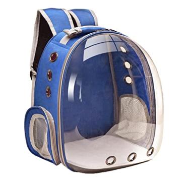 Imagem de Serenable para Animais de Estimação para Cães, com Ventilação, Bolsa de Transporte com Zíper E Wandteppich Removível para Caminhadas Ao Ar, Azul