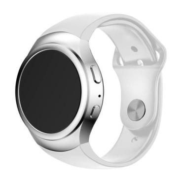 Imagem de Pulseira Silicone Compatível Com Samsung Gear S2 Sport  (Branco) - Lti
