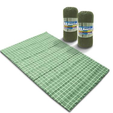 Imagem de Kit 2 Colchonete Multiuso Casal Ginastica Yoga Exercício Academia Camping 190x130cm