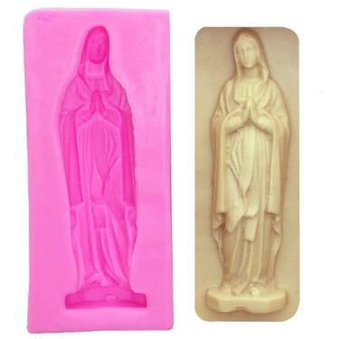 Imagem de Molde De Silicone Santa, Religião, Ave Maria