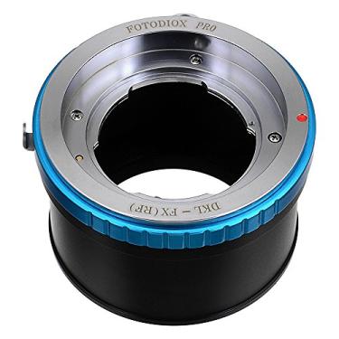 Imagem de Adaptador de montagem de lente Fotodiox Pro com anel de controle de abertura - Lentes de montagem Deckel-Bayonett (Deckel Bayonet DKL) para Fujifilm X-Series; se encaixa em corpos de câmera X-Mount, como X-Pro1, X-E1, X-M1, X-A1, X-E2, X-T1