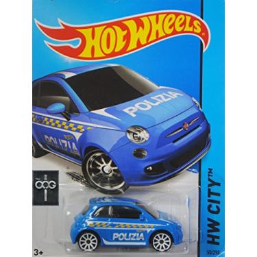Imagem de Hot Wheels 2015 HW City Fiat 500 50/250, Blue