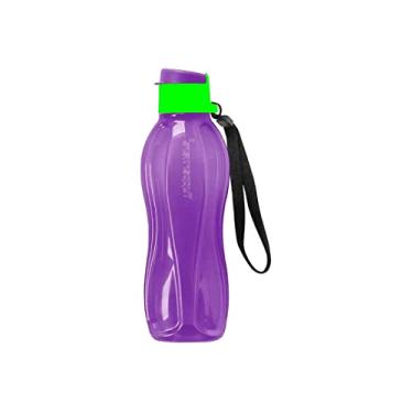 Imagem de Tupperware Garrafa Ecotupper 500ml Roxa Fluxo | Com Cordinha
