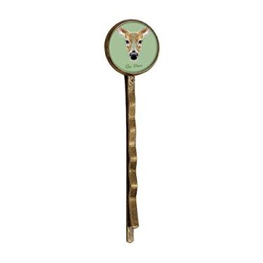 Imagem de Roe Roe Roe Deer Animal Retrô Metal Cabelos Grampo de Cabelo