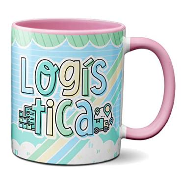 Imagem de Caneca Profissional De Logística Presente Warehouse Criativo (Rosa)