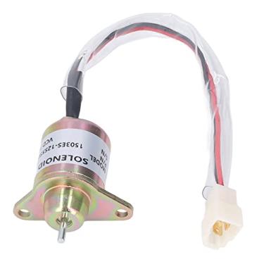 Imagem de Válvula solenoide Desligamento Válvula de Combustível Válvula de Fogão Acessório Escavadeira DC 12V