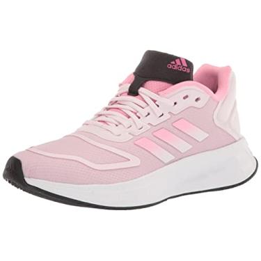 Imagem de adidas Tênis de corrida feminino Duramo 10, Quase Rosa/Bliss Rosa/Pulse Magenta, 7.5