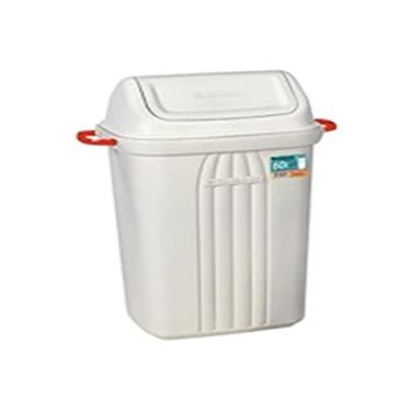 Imagem de Sanremo - Lixeira Plástica Basculante de 60 Litros, Linha Casablanca